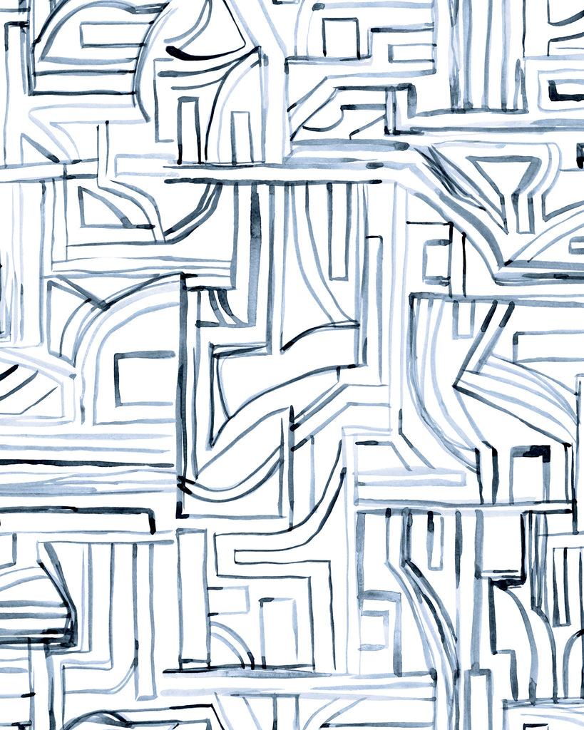 Caracas Fabric - Indigo