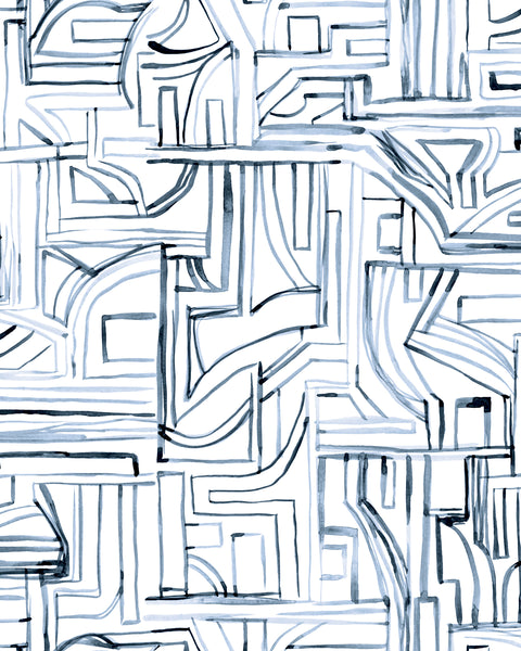 Caracas Fabric - Indigo