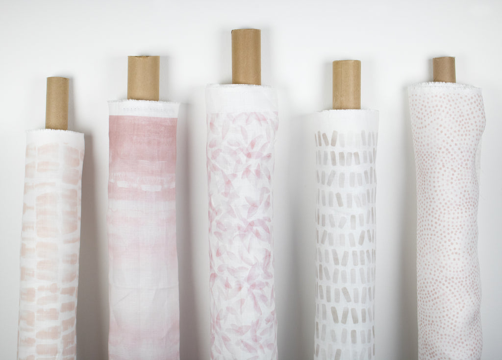 Bruges Fabric - Blush