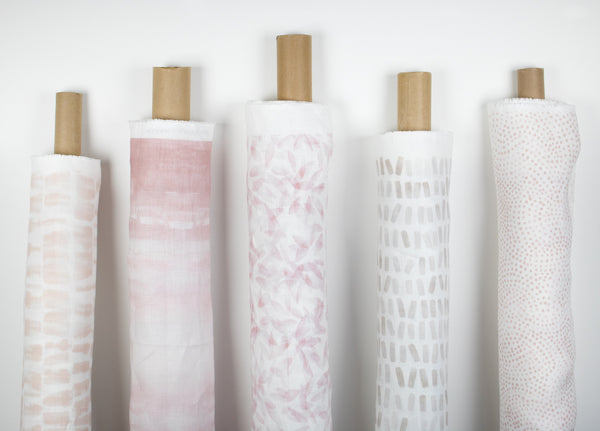 Bruges Fabric - Blush
