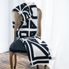 Savannah Hayes Milas Throw Blanket - Modern, Geometric Home Decor for the Living Room and the Bedroom