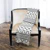 Savannah Hayes Mali Throw Blanket - Modern, Geometric Home Decor for the Living Room and the Bedroom