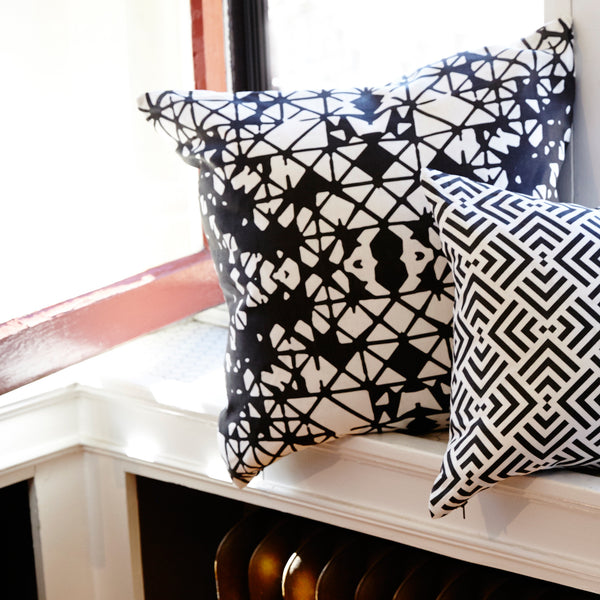 Savannah Hayes Bodrum Throw Pillow - Modern, Geometric Home Decor for the Living Room and Bedroom