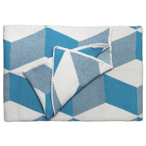 Savannah Hayes Taormina Throw Blanket - Modern, Geometric Home Decor for the Living Room and the Bedroom