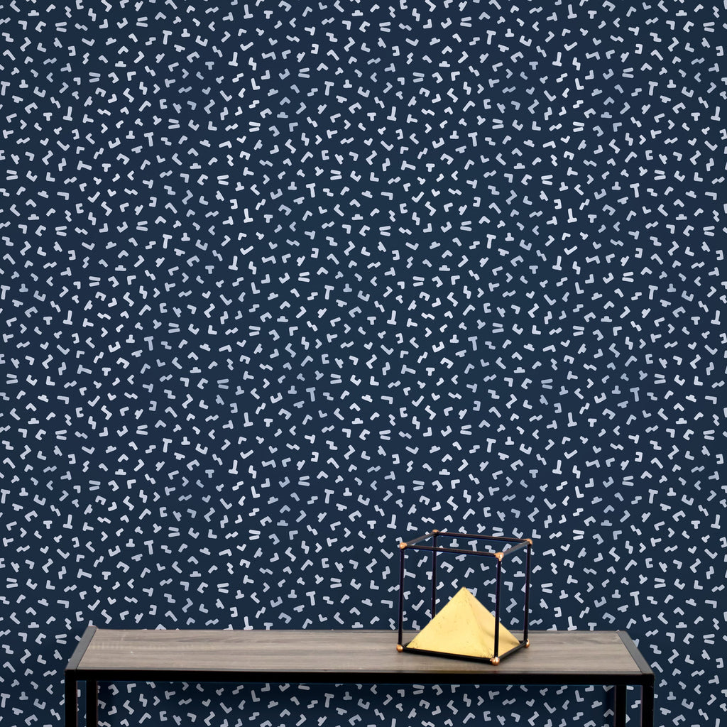 Sochi Type II Wallpaper - Indigo